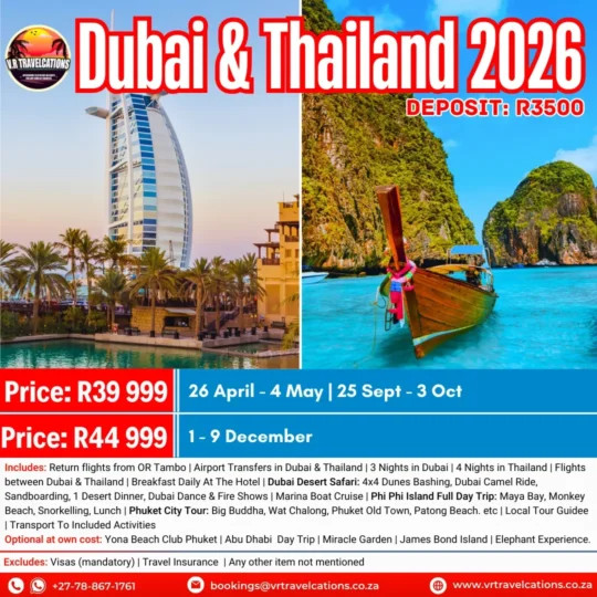 Dubai & Thailand 2026